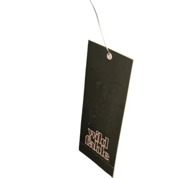 NWT Wild Fable Dark Gray One Shoulder Cable Knit Sweater L - Picture 6 of 8